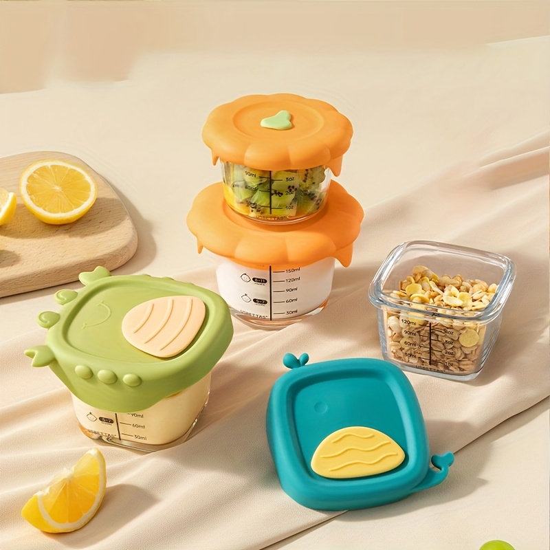 Baby Food Nestle - 120/180ml Glass Baby Food Container with
