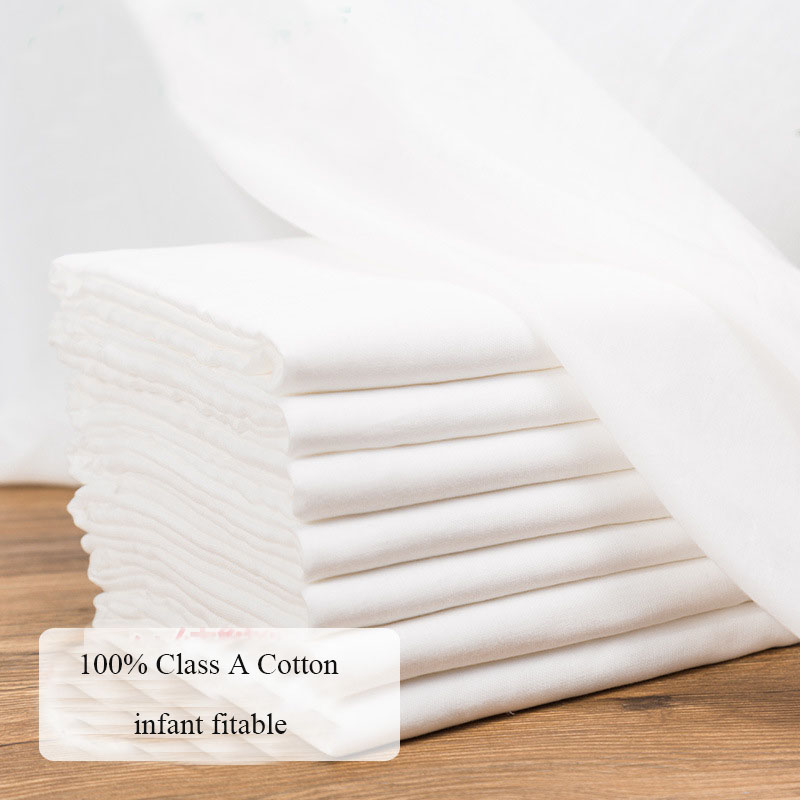 Baby Food Kids - 100x145cm Pure 100% Cotton White Gauze