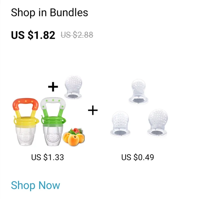 Fresh Food Nibbler Baby Pacifi - Baby Food Net Feeder 评论和价格