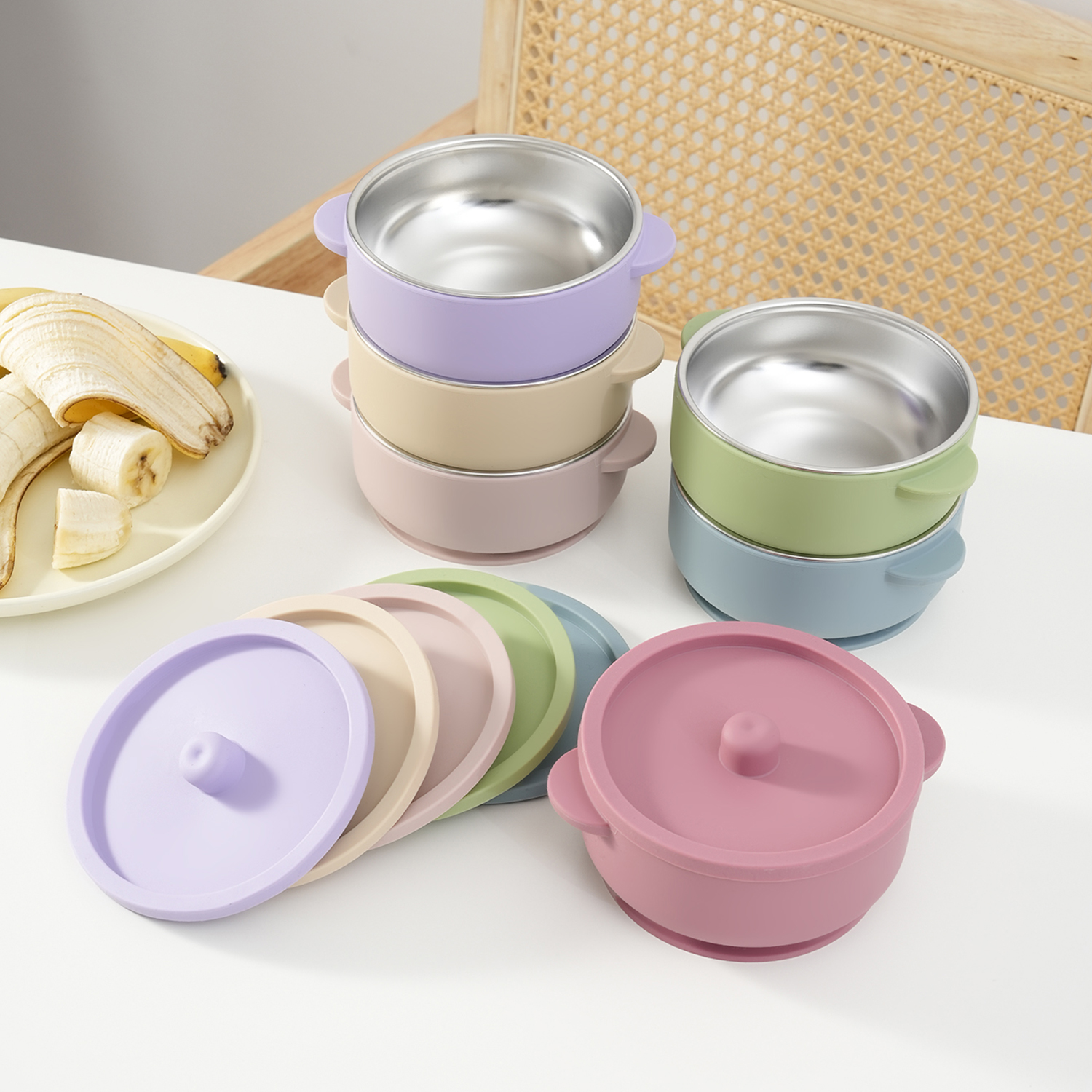1PC BPA Free Removable Silicon - Baby Food Weaning 评论和价格