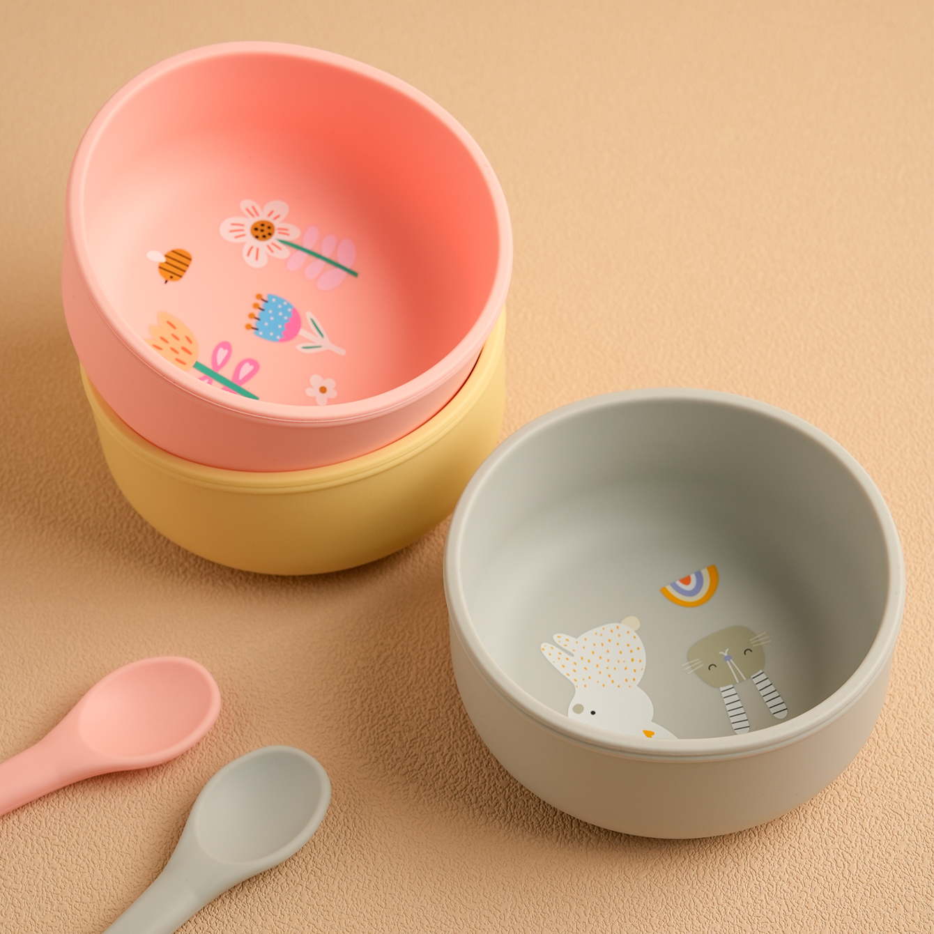 1PCS Baby Silicone Feeding Bow - Baby Food Weaning 评论和价格