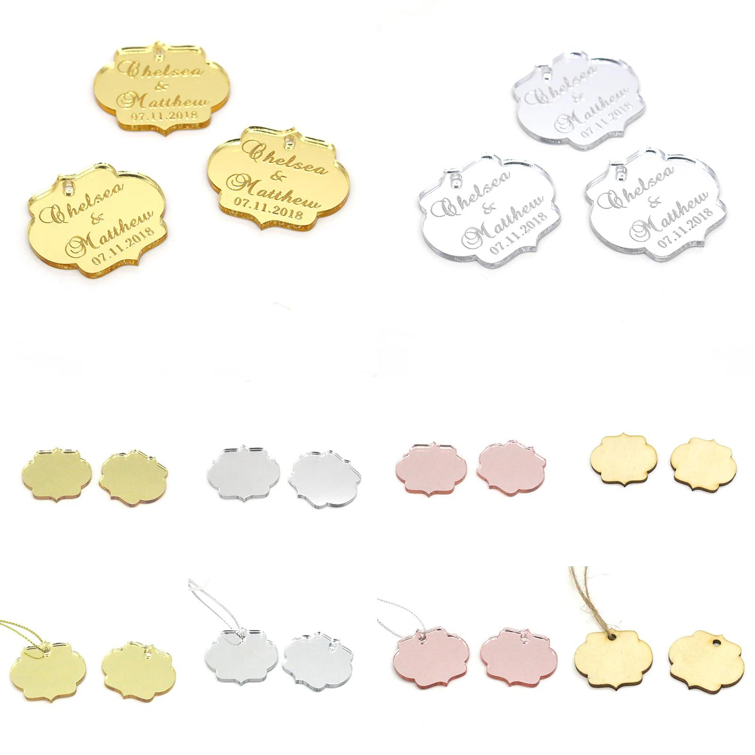 20/50/100Pcs Custom Wedding Pa - Baby Food For 2 Year Old 评论和价格