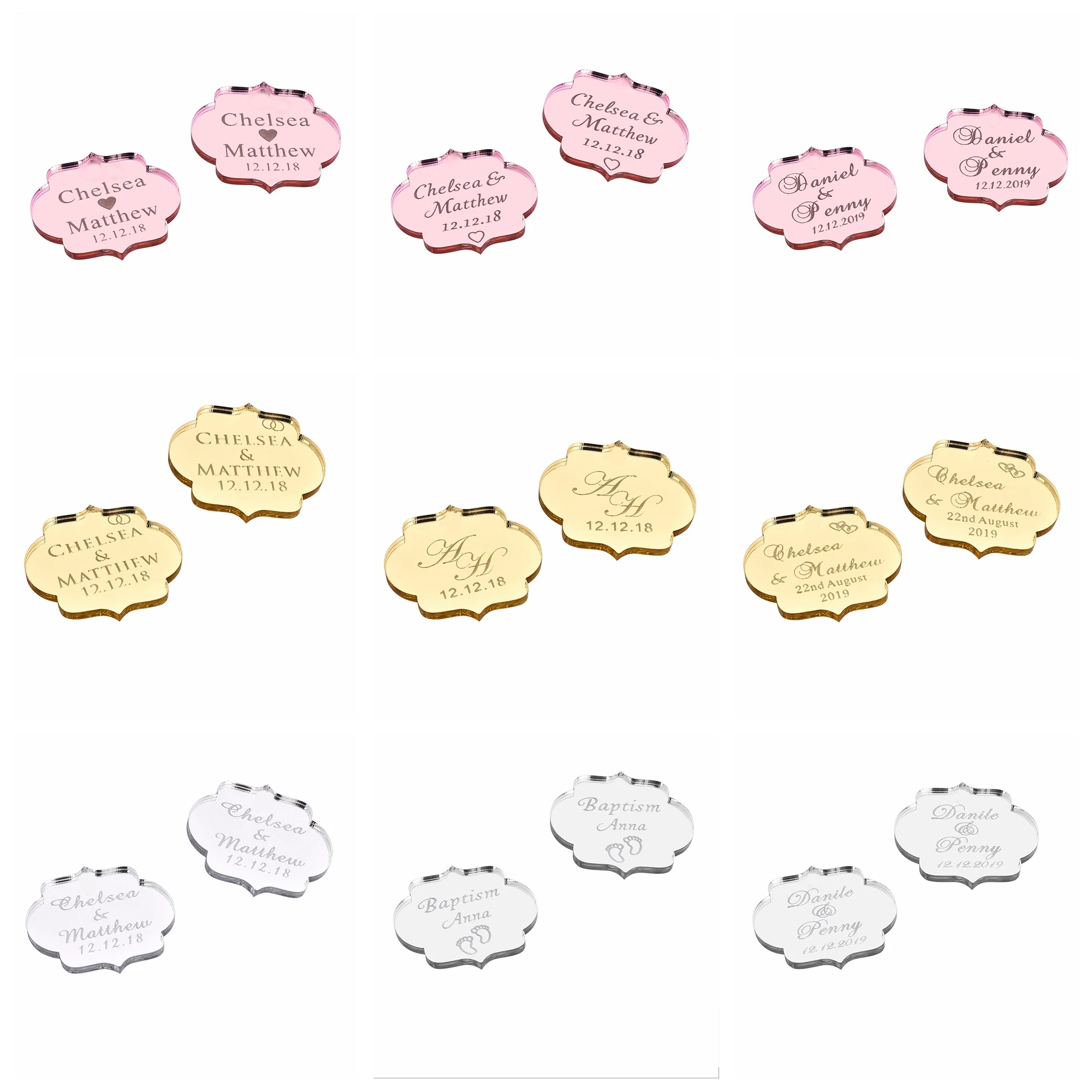20/50/100Pcs Custom Wedding Pa - Baby Food For 2 Year Old 评论和价格