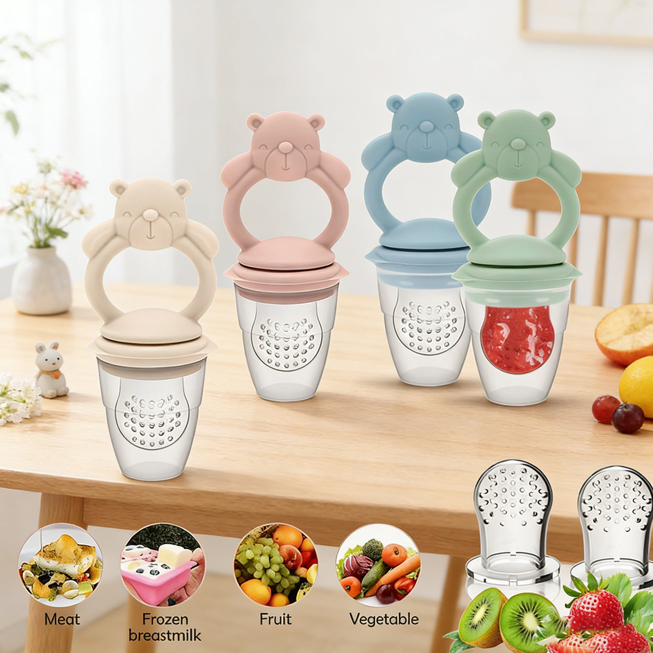 Baby Fruit & Food Feeder Pacif - Baby Food Kids 评论和价格
