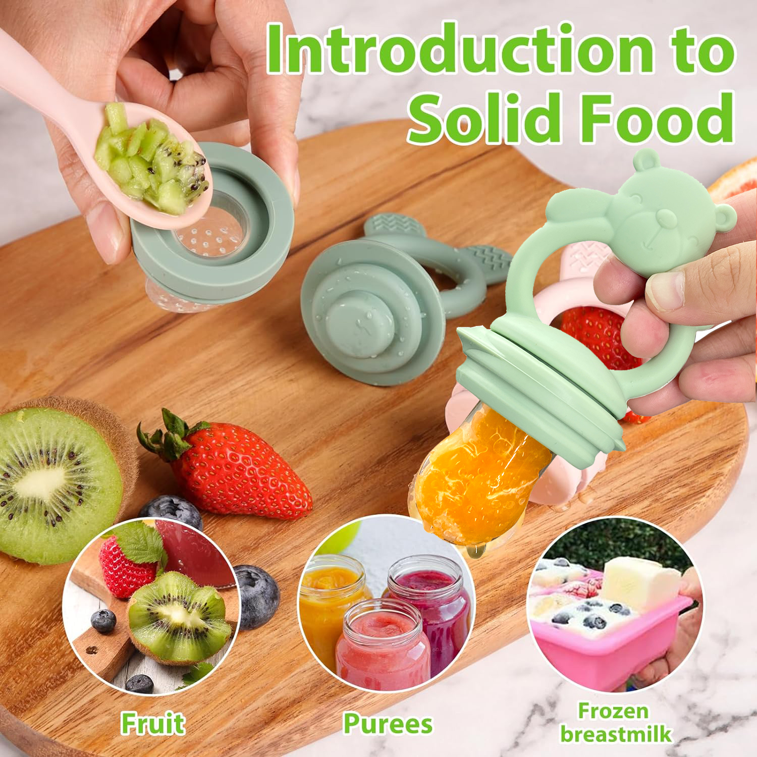 Baby Fruit & Food Feeder Pacif - Baby Food Kids 评论和价格