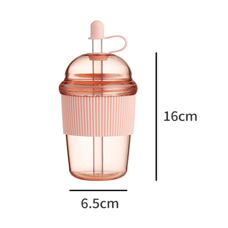 430ML Straw Cup With Lid Bubbl - Training Cup Straw 评论和价格