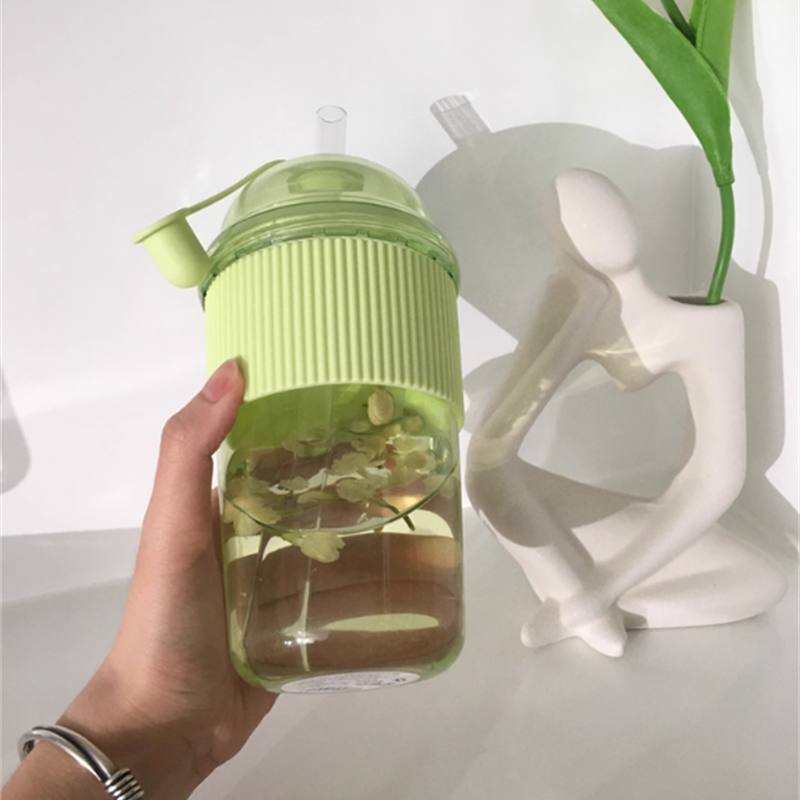 430ML Straw Cup With Lid Bubbl - Training Cup Straw 评论和价格