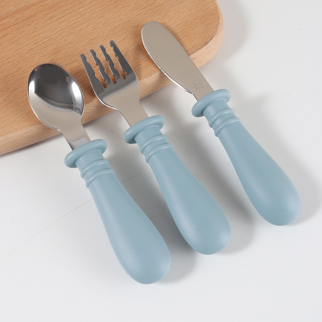 Custom Silicone Spoon & Fork k - Baby Food Weaning 评论和价格