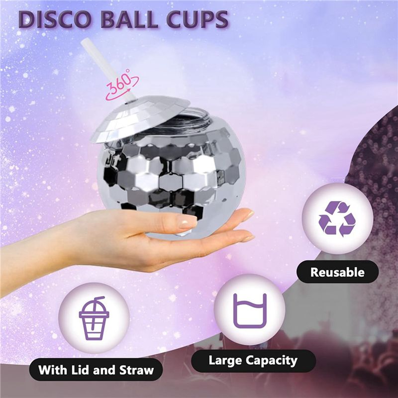 AB47-27 PCS Disco Ball Cups, 2 - Training Cup Straw 评论和价格