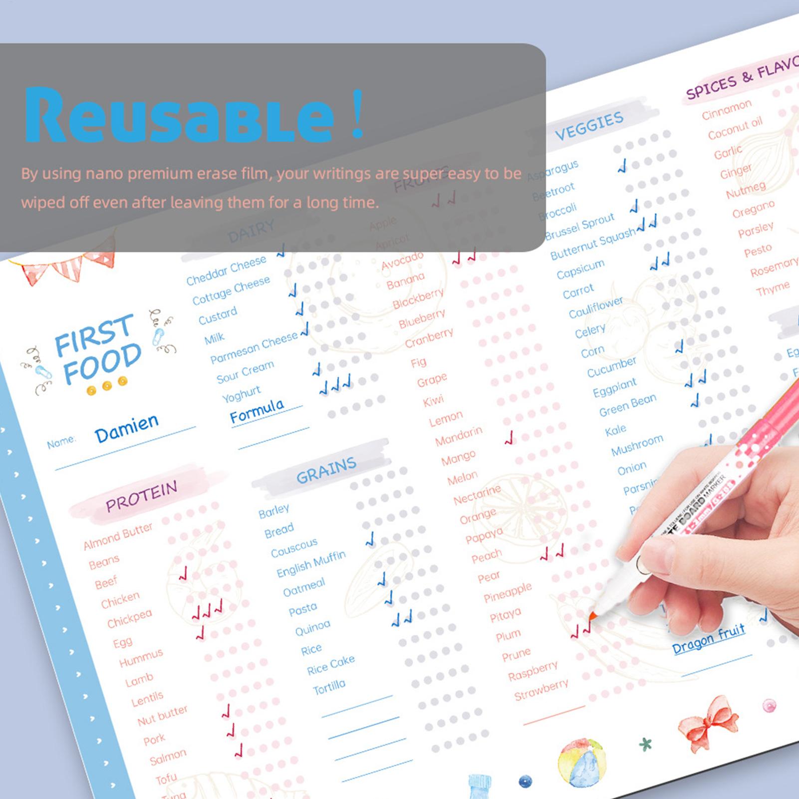 Baby First Foods Checklist Mag - Baby Food Weaning 评论和价格