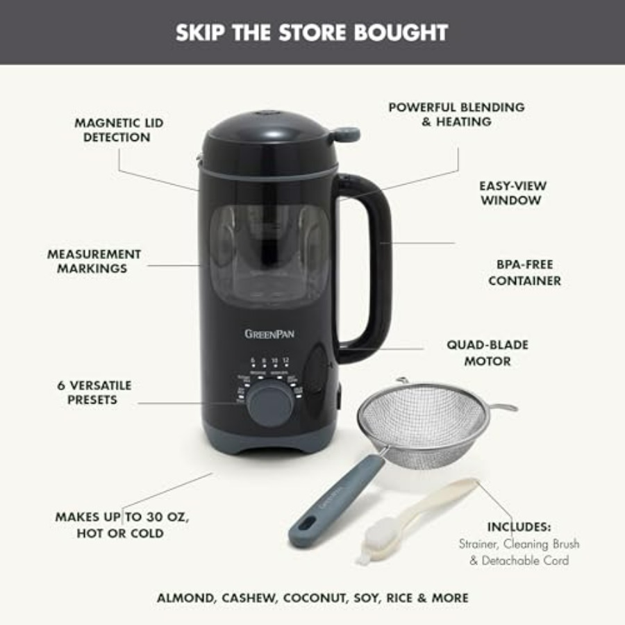 Nut Milk Maker 15-in-1 Homemad - Baby Food Oats 评论和价格
