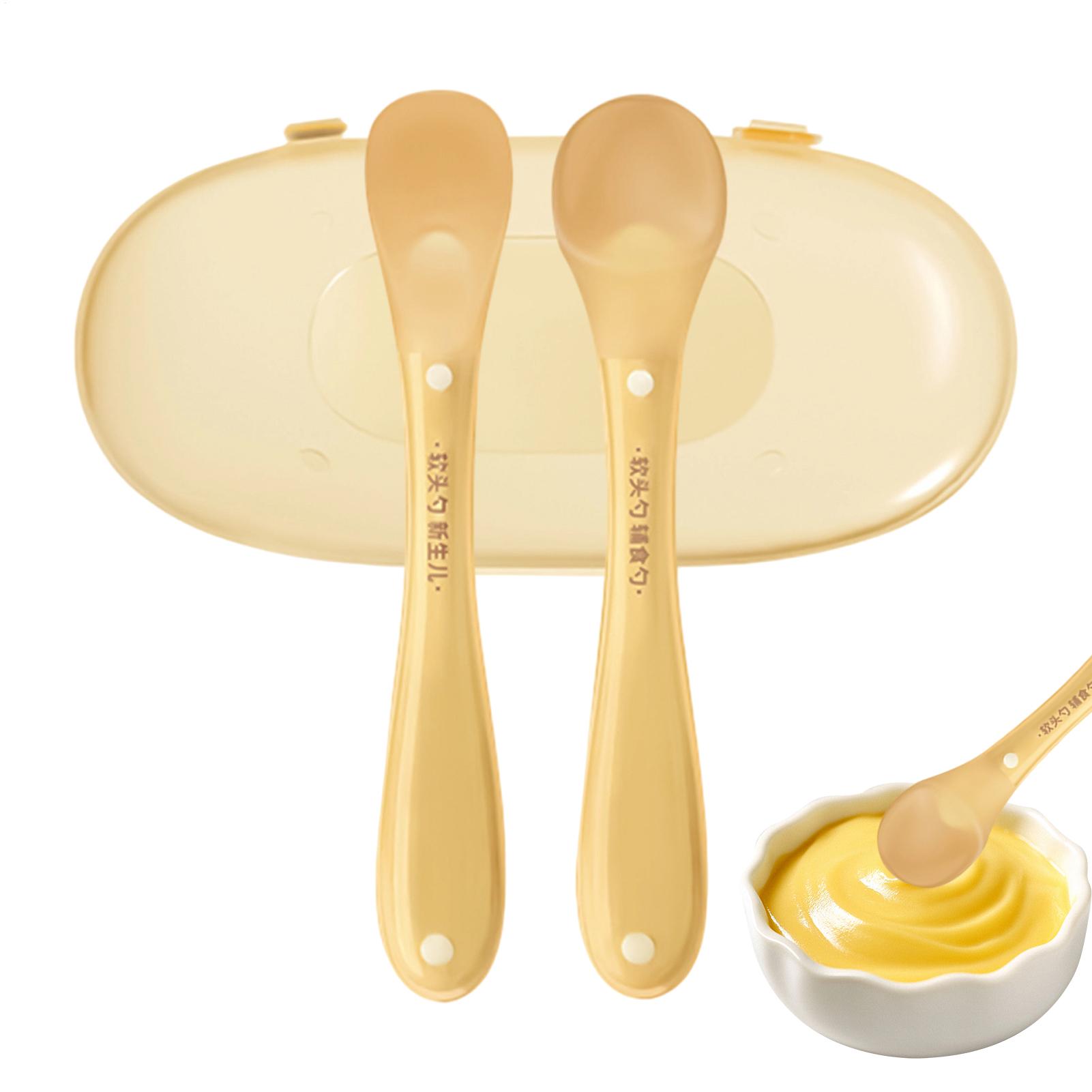 Silicone Serving Spoon Feeding - Baby Food Weaning 评论和价格