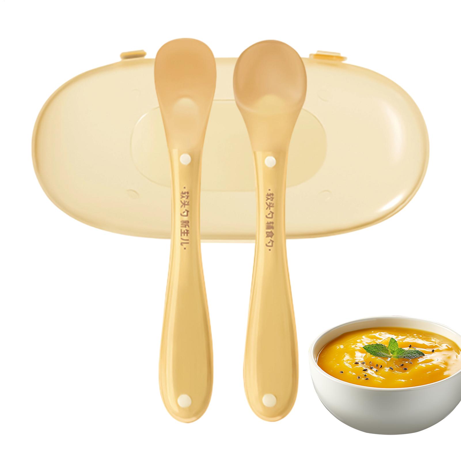 Silicone Serving Spoon Feeding - Baby Food Weaning 评论和价格