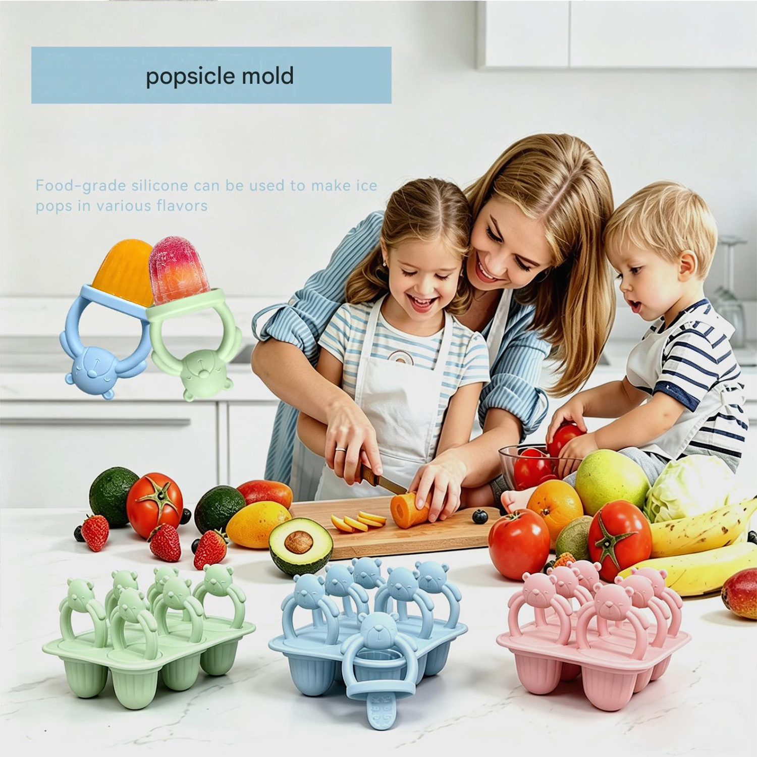 6-compartment silicone bear po - Baby Food Nestle 评论和价格