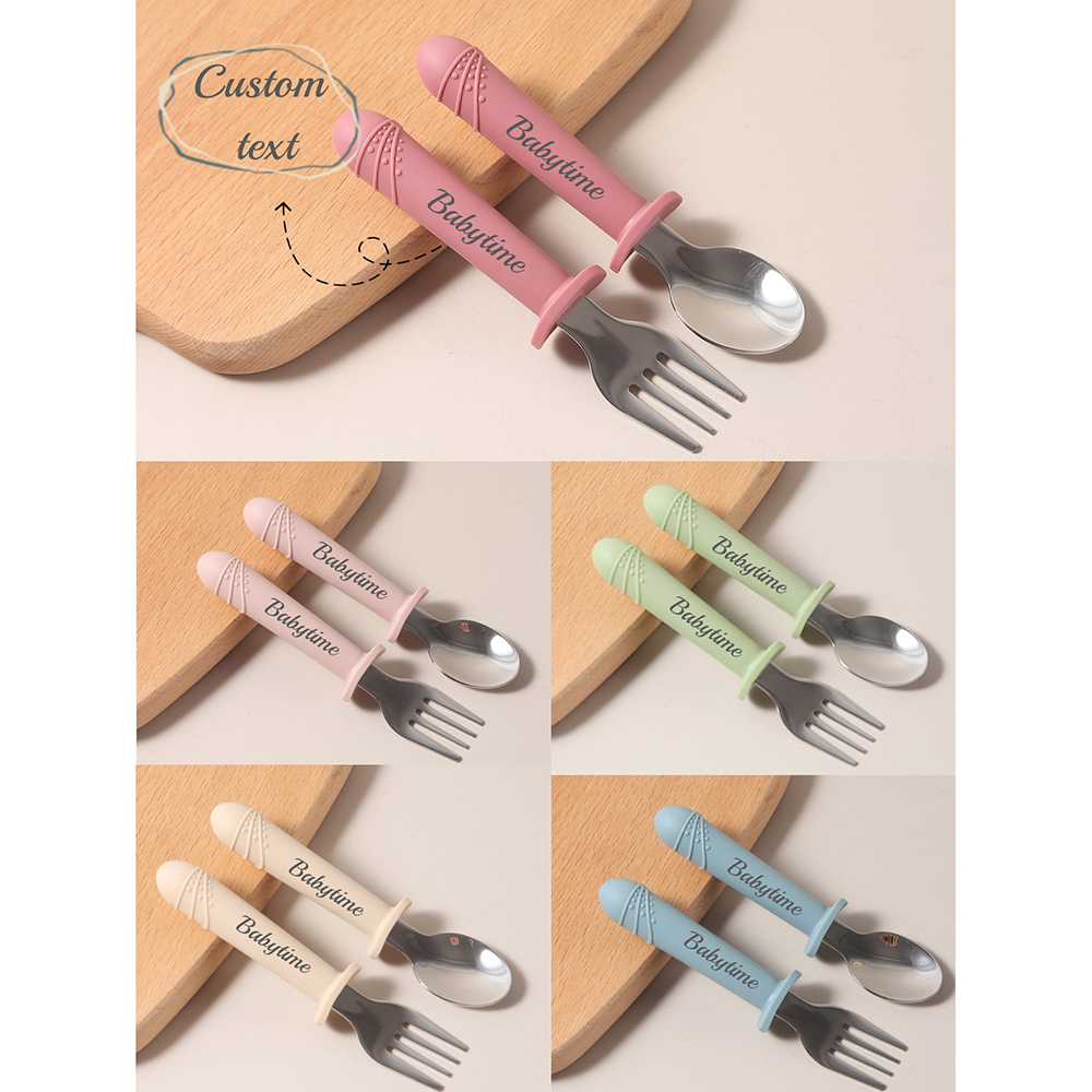 Custom Long Handle Silicone Sp - Baby Food Weaning 评论和价格