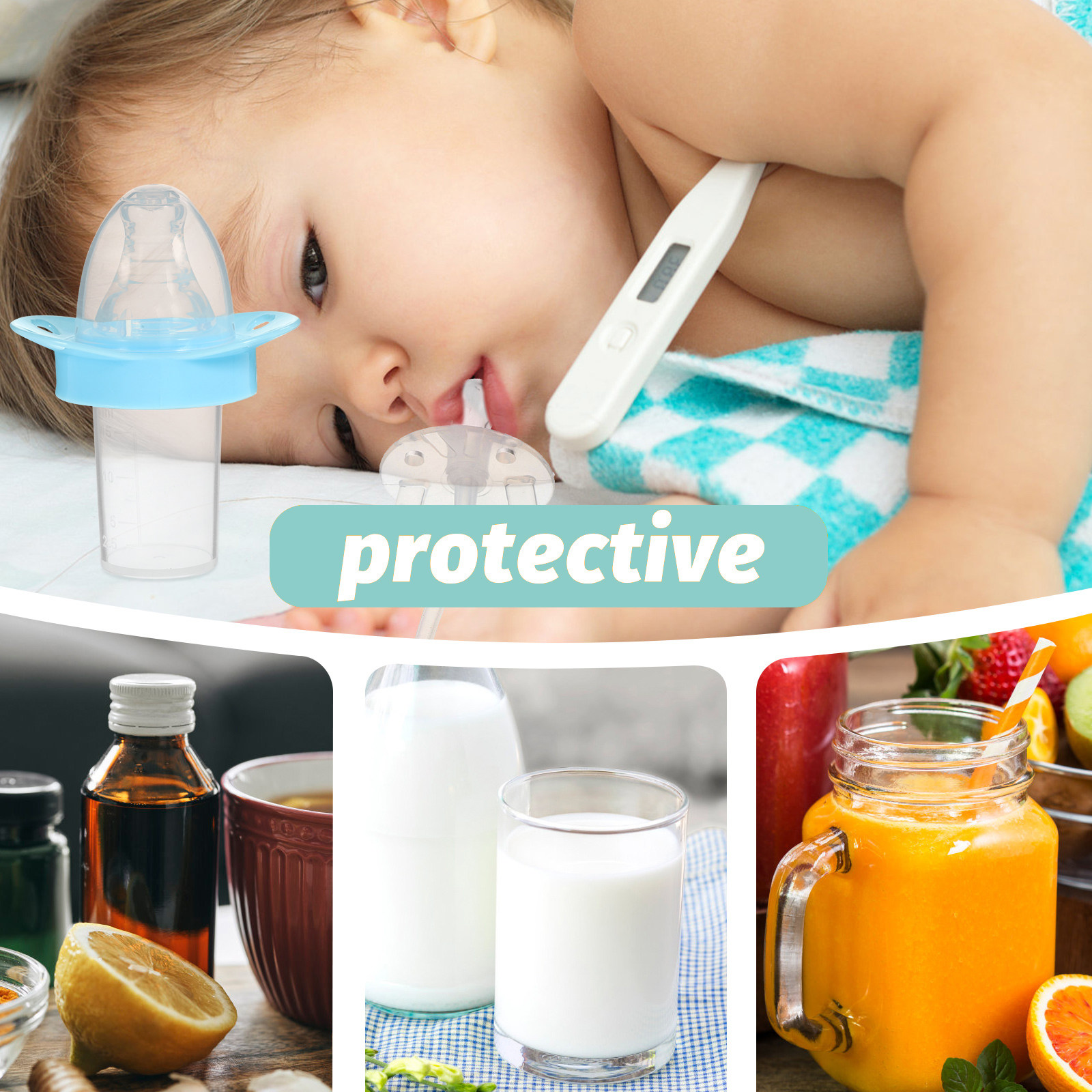 2pcs Baby Pacifier Feeder Medi - Baby Food Kids 评论和价格