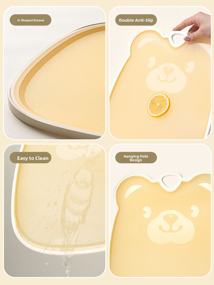Adorable Cartoon Dual-Sided Ki - Baby Food Weaning 评论和价格