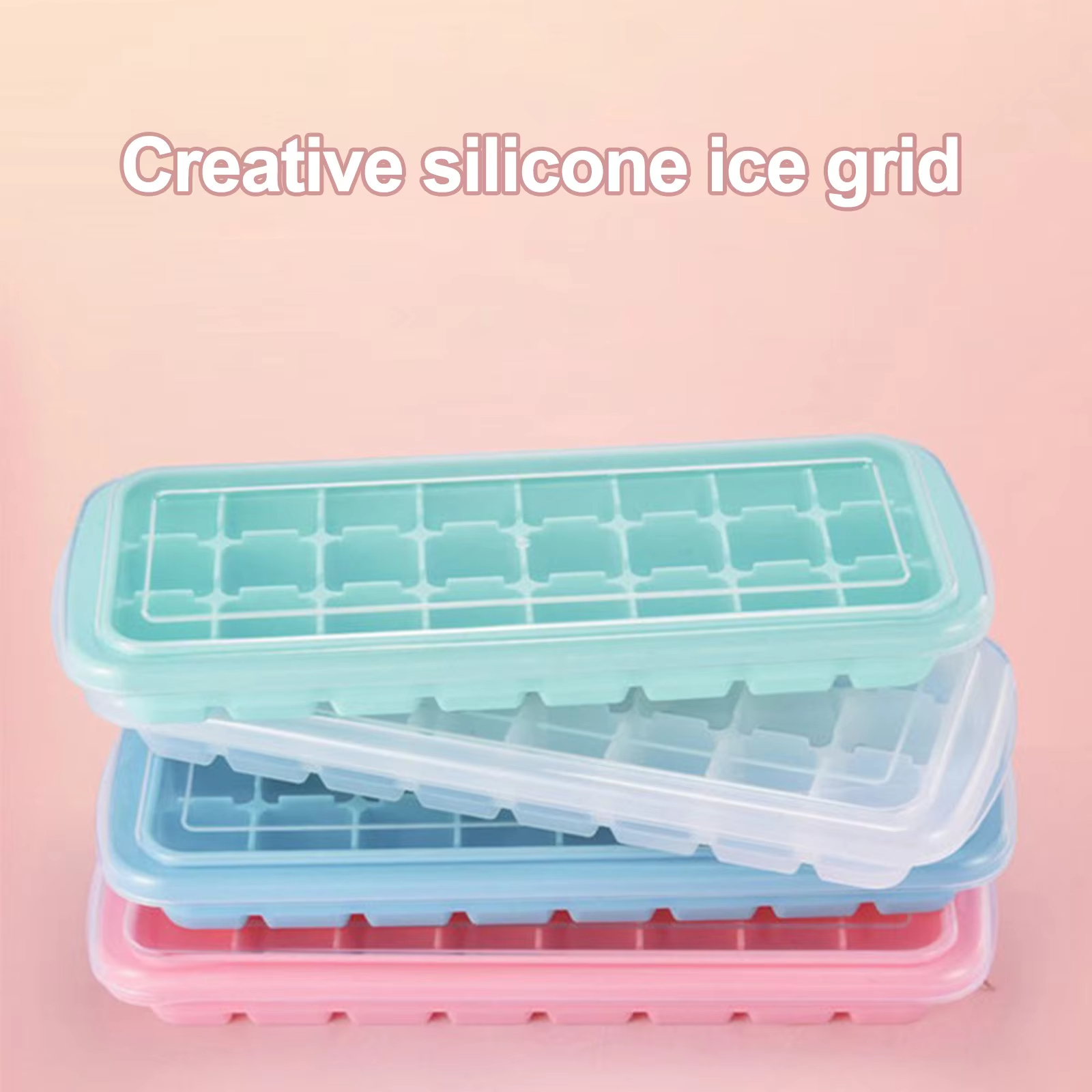 Silicone Ice Cubes Tray with L - Baby Food For 2 Year Old 评论和价格