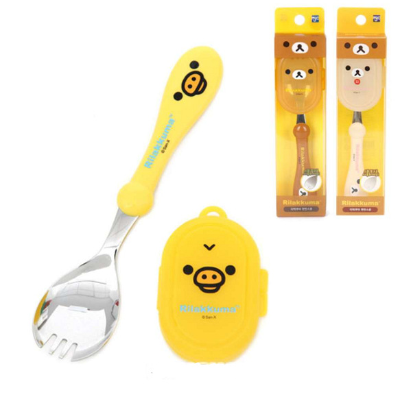 Rilakkuma Spoon Fork Integrate - Baby Food Kids 评论和价格