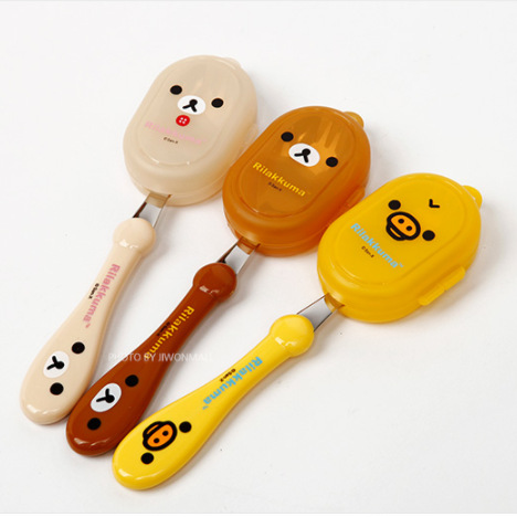 Rilakkuma Spoon Fork Integrate - Baby Food Kids 评论和价格