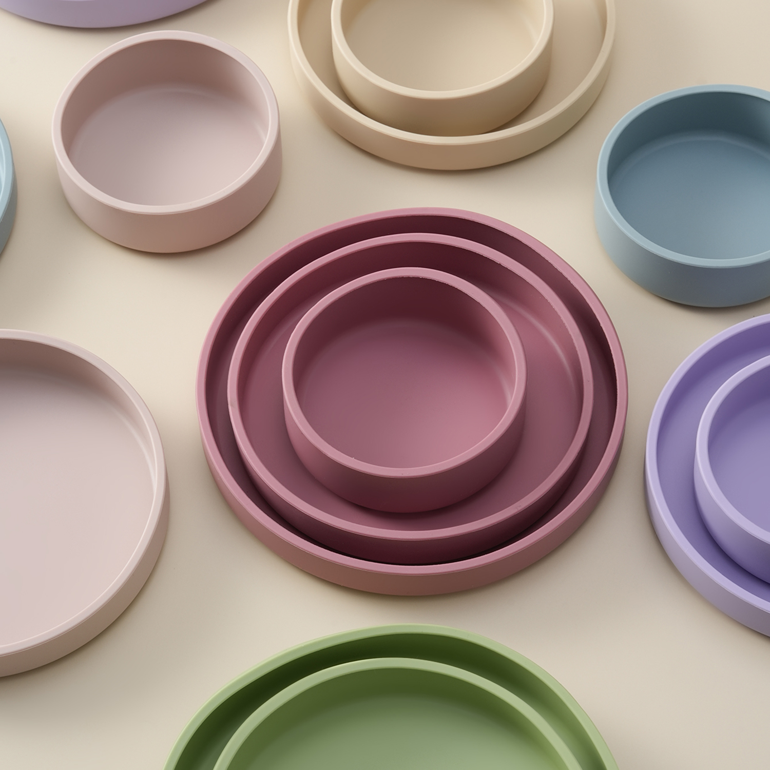 Color Kids 3pcs Baby Tableware - Baby Food Weaning 评论和价格