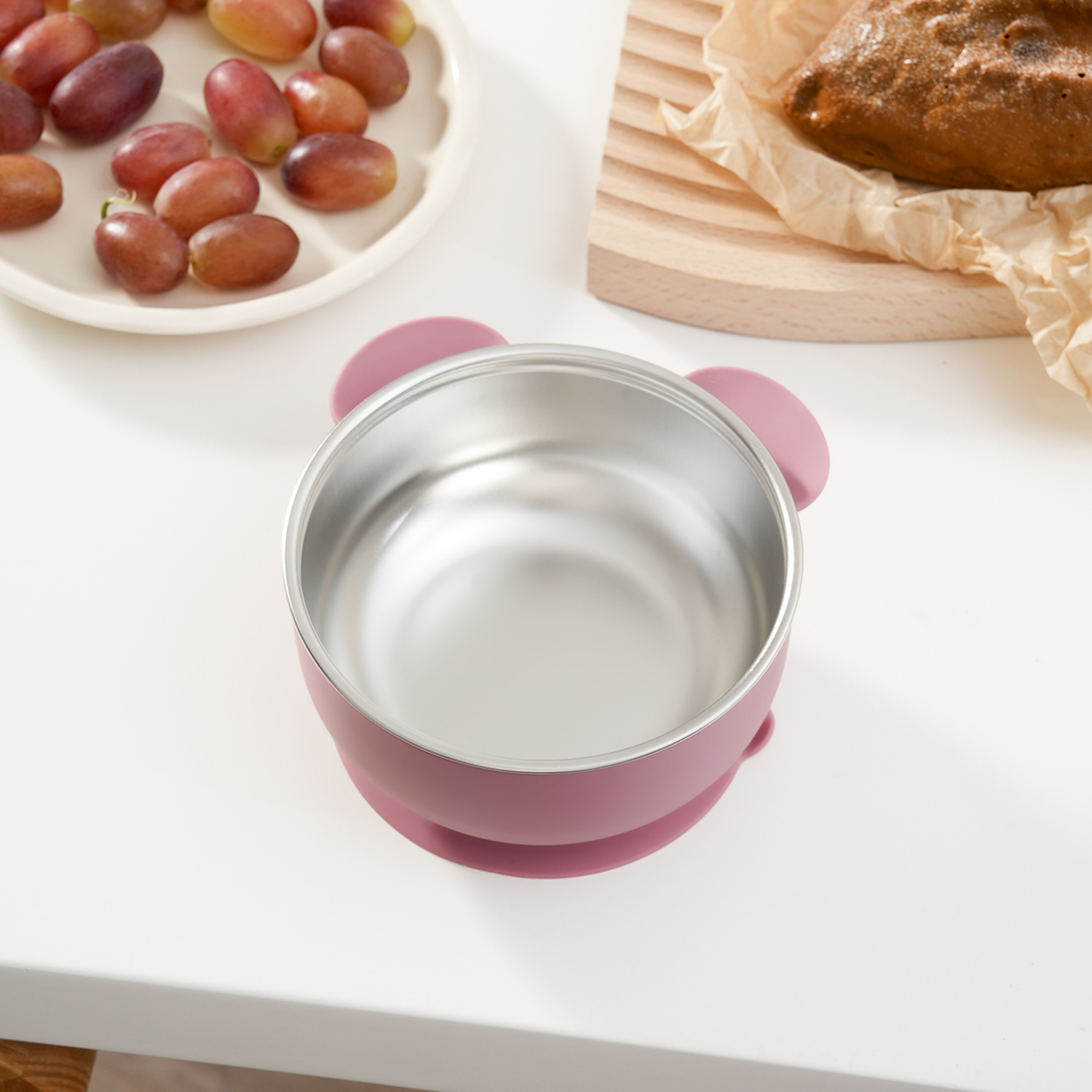1PC Removable Silicone Stainle - Baby Food Weaning 评论和价格