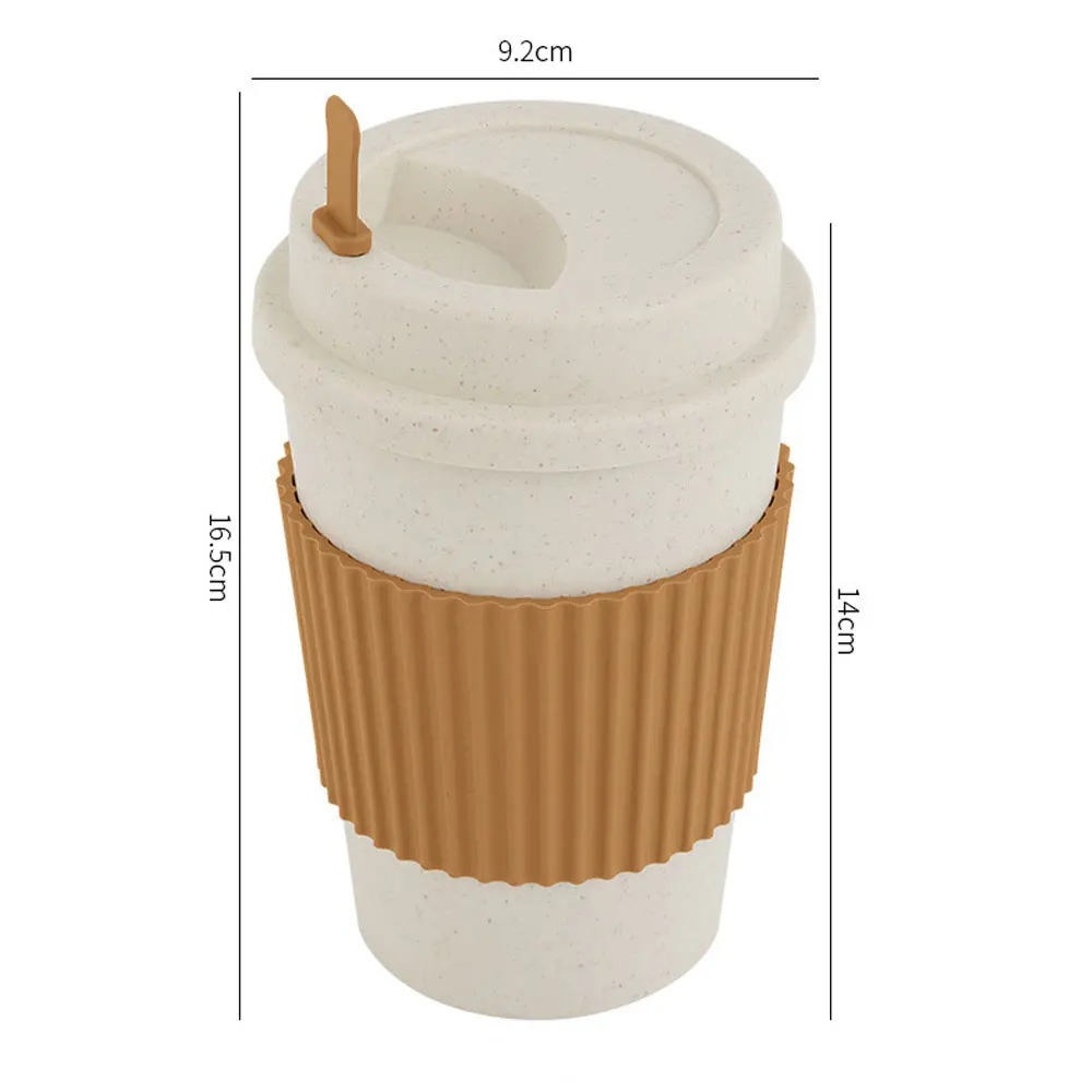 450ML Coffee Cups With Lids Wh - Training Cup Straw 评论和价格