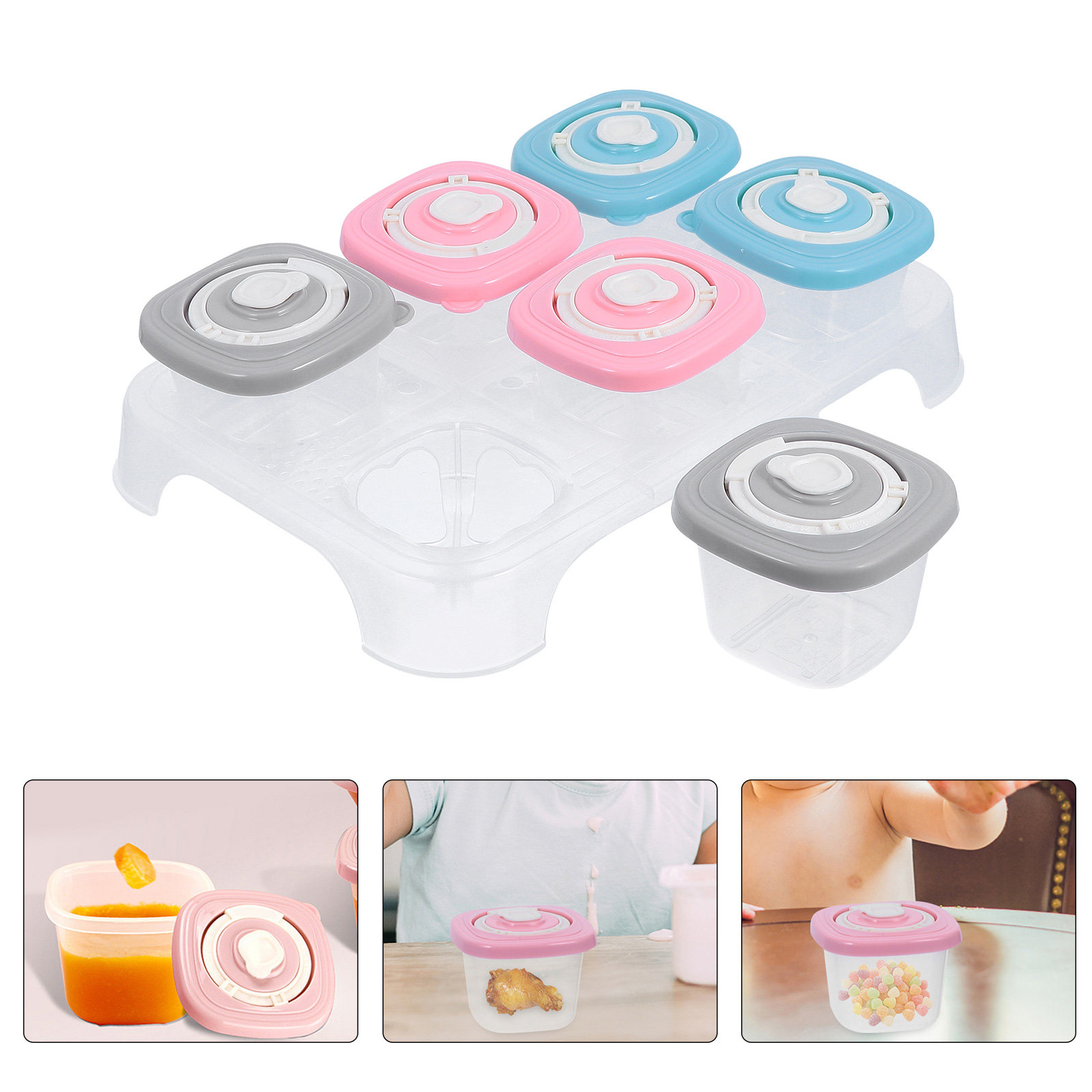 1Set Baby Food Storage Blocks  - Baby Food Quality 评论和价格