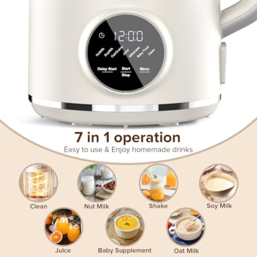 N7 Nut Milk Maker Machine 50oz - Baby Food Oats 评论和价格