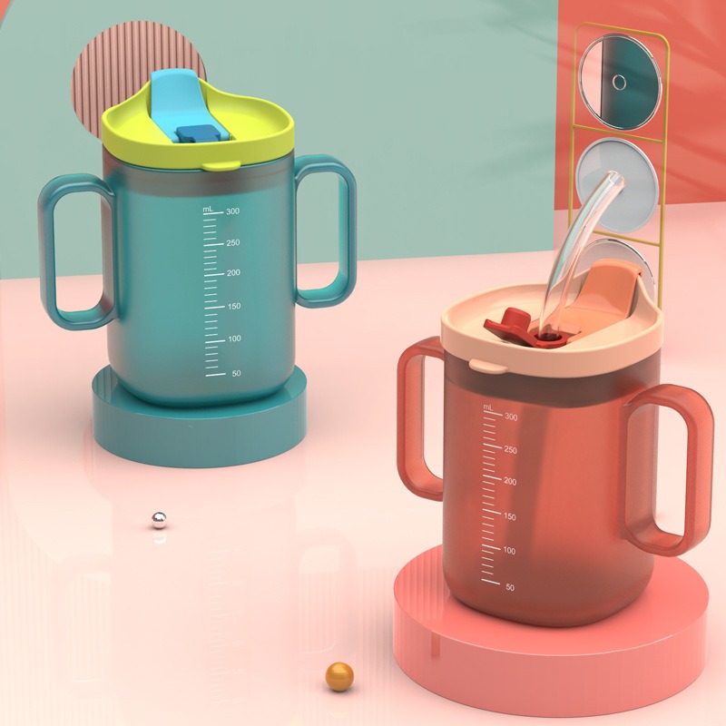 300ml for Child Water Cup Chil - Training Cup Straw 评论和价格