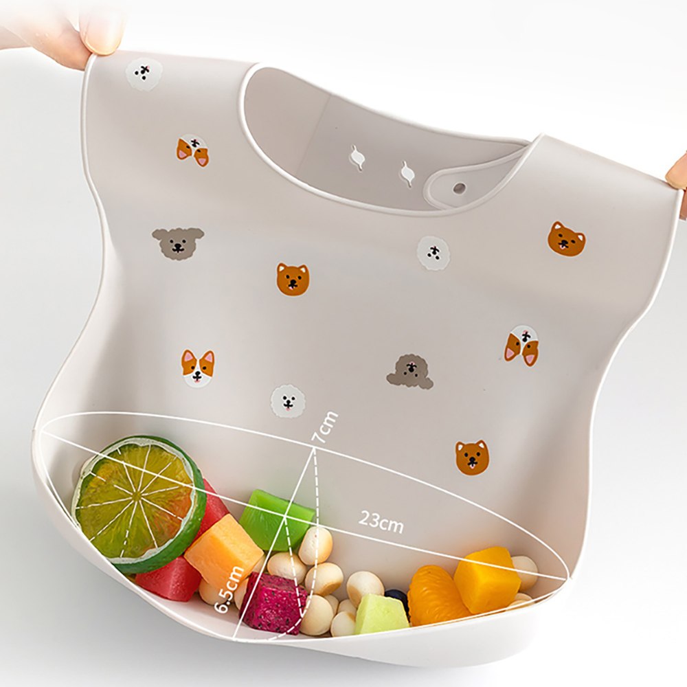 Baby Bib Waterproof Soft Silic - Baby Food Weaning 评论和价格