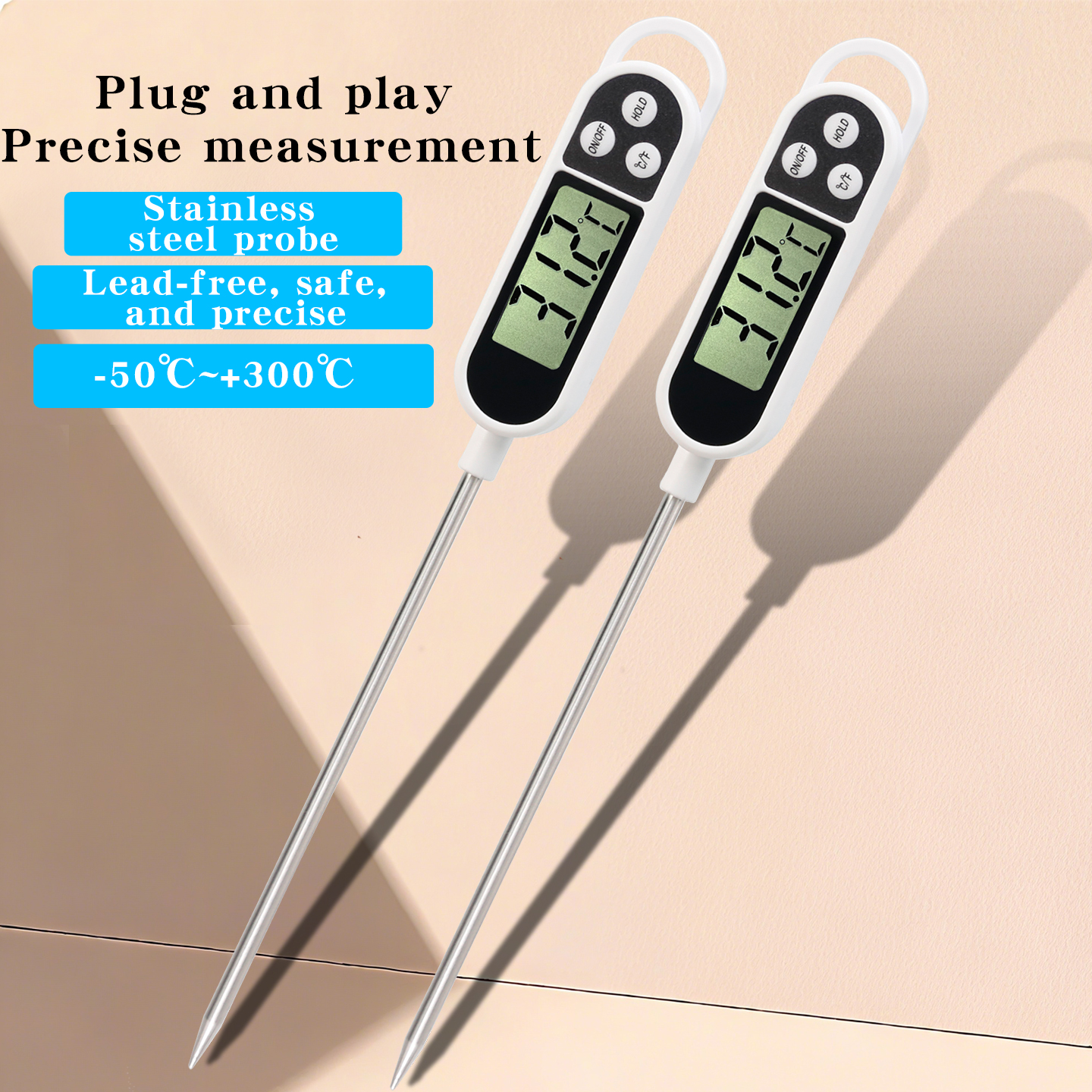 High-Precision Digital Food Th - Baby Food Kids 评论和价格