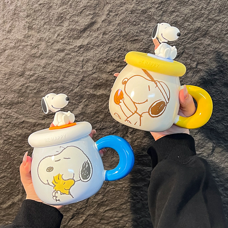 2026 New Kawaii Snoopy Ceramic - Training Cup Straw 评论和价格